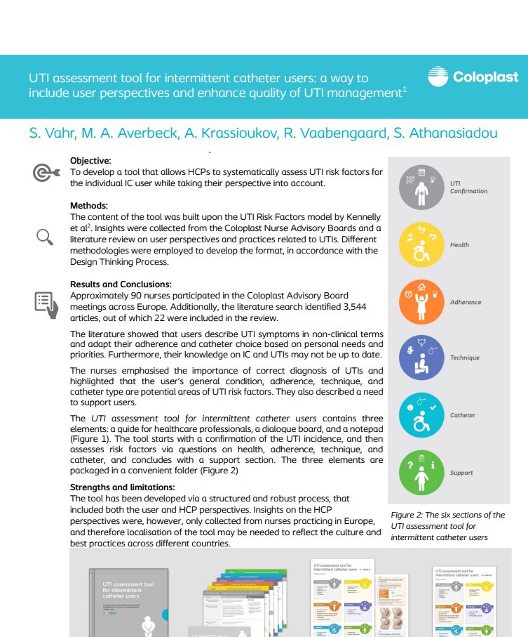 Access the UTI assessment tool for intermittent users one-pager